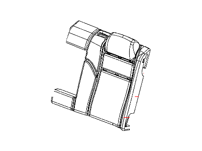 Cover Rear Seat Back 60 % Side