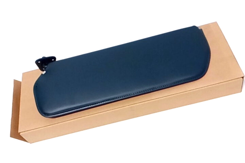 New OEM 1981-1987 Chevy / GMC Truck Blazer Blue Vinyl Sunvisor, Part # 15601907