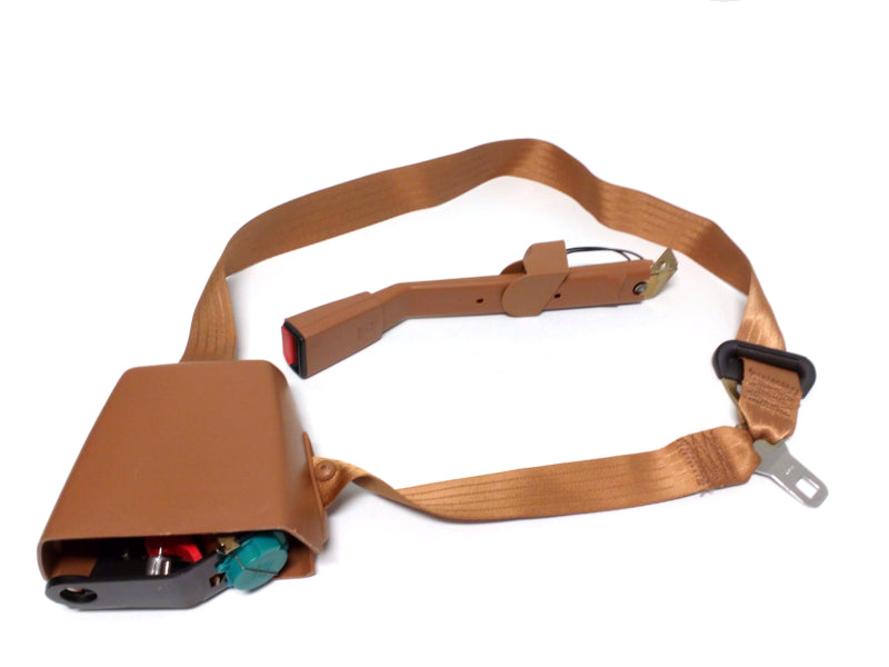 New OEM 1988-1991 Chevrolet GMC C/K Truck Left Driver's Seat Belt Beige, Part # 15636265