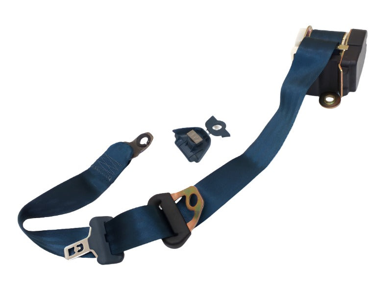New OEM 1991-1994 GMC Blazer, Jimmy S/T Truck Passenger Rear Seat Belt Blue, Part # 15636992