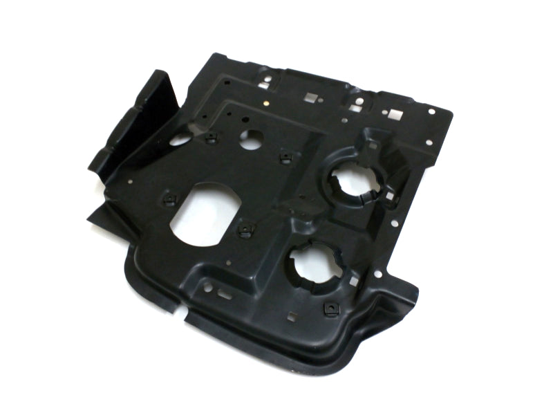 New OEM 1992-1996 GMC Van Passenger Right Radiator Support Baffle W/Chrome, Part # 15723010