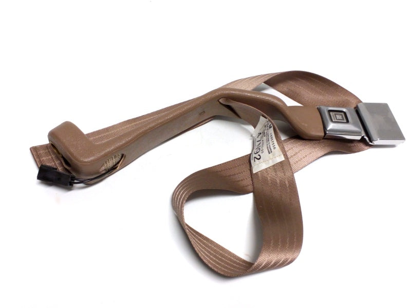 New OEM 1990–1993 Chevrolet Astro Van Left Driver Side Seat Belt (Brown) – Part # 15957556