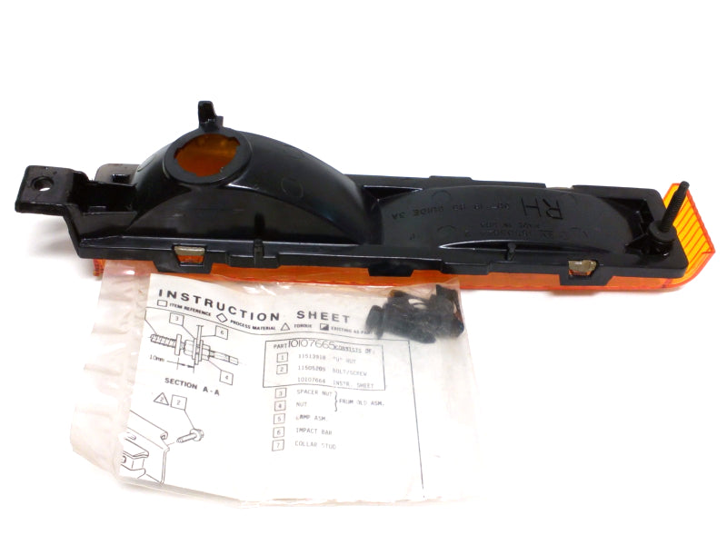 New OEM 1985-1990 Olds Cutlass Ciera Parking Light Lamp-Housing Right, Part # 16515748