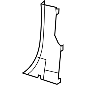 Molding C Pillar Lower