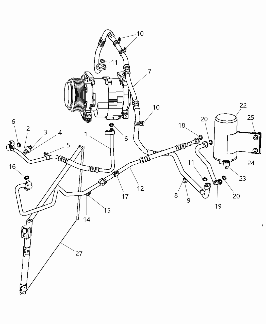 Clip A/C Line