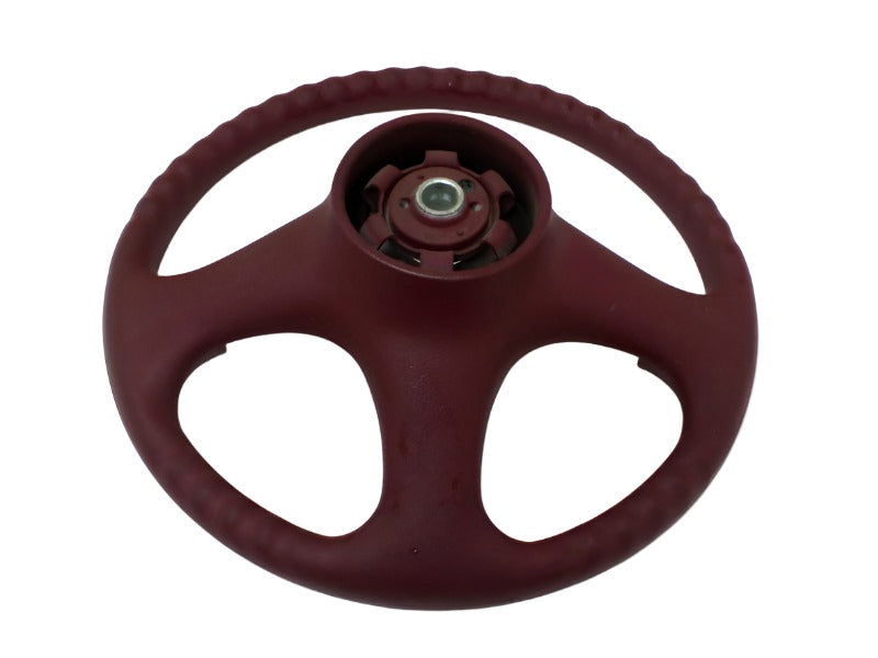 New OEM 1992-1993 Oldsmobile Achieva Garnet Red Vinyl Steering Wheel, Part # 17998054