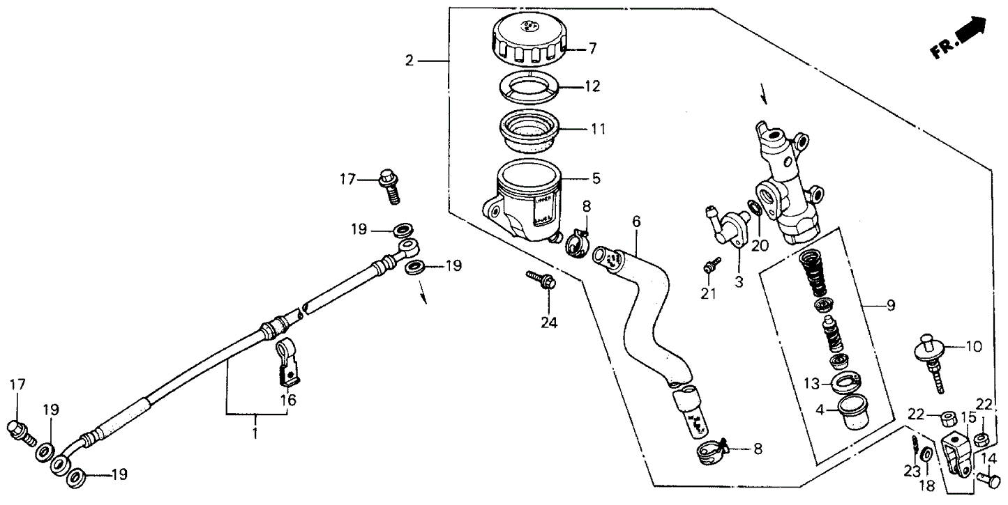 Clamp, Rr. Brake Hose