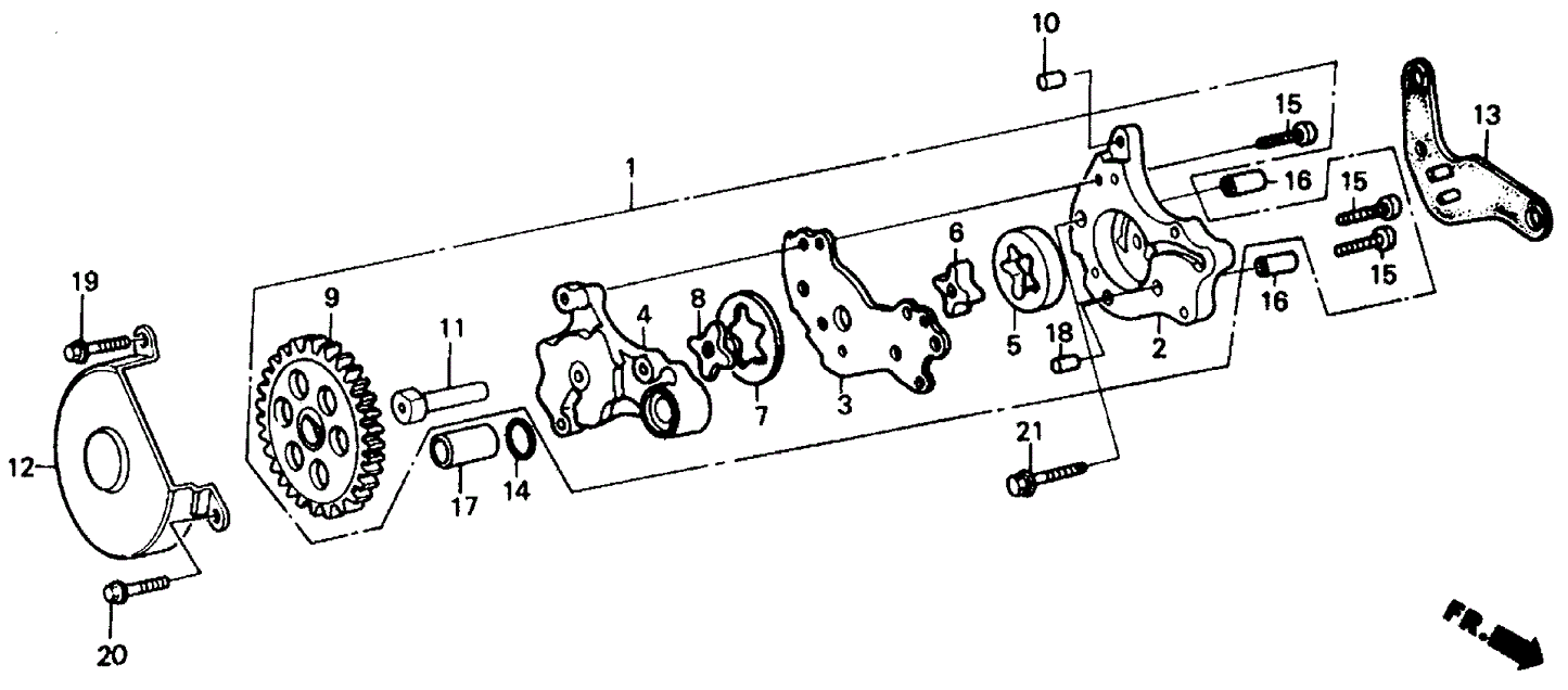 Cover, Oil Pump