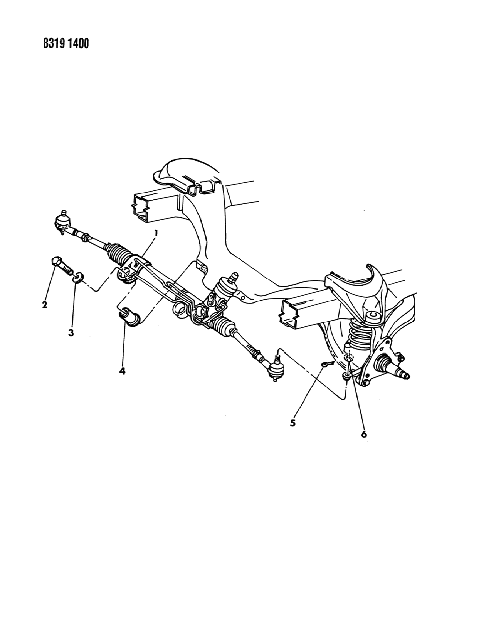 Insulator, Rack & Pinion Strg. Gear