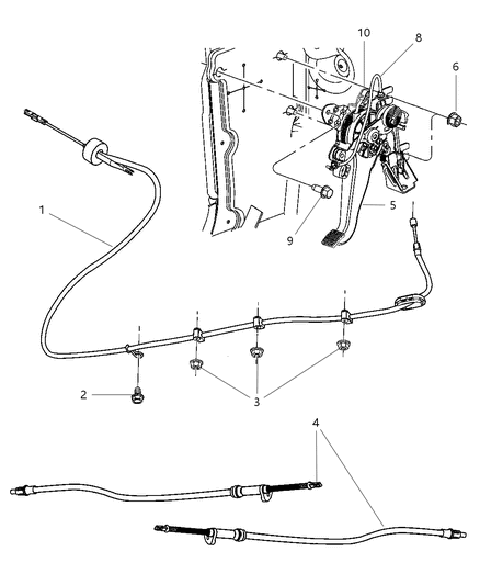Cable Parking Brake Release