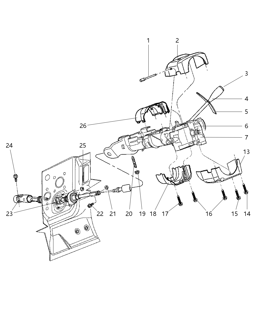 Gap Hider Steering Column Shroud