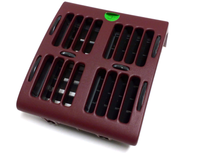 New OEM 1987 Pontiac Grand AM Outlet Air Center Grille Garnet Red, Part # 22533453