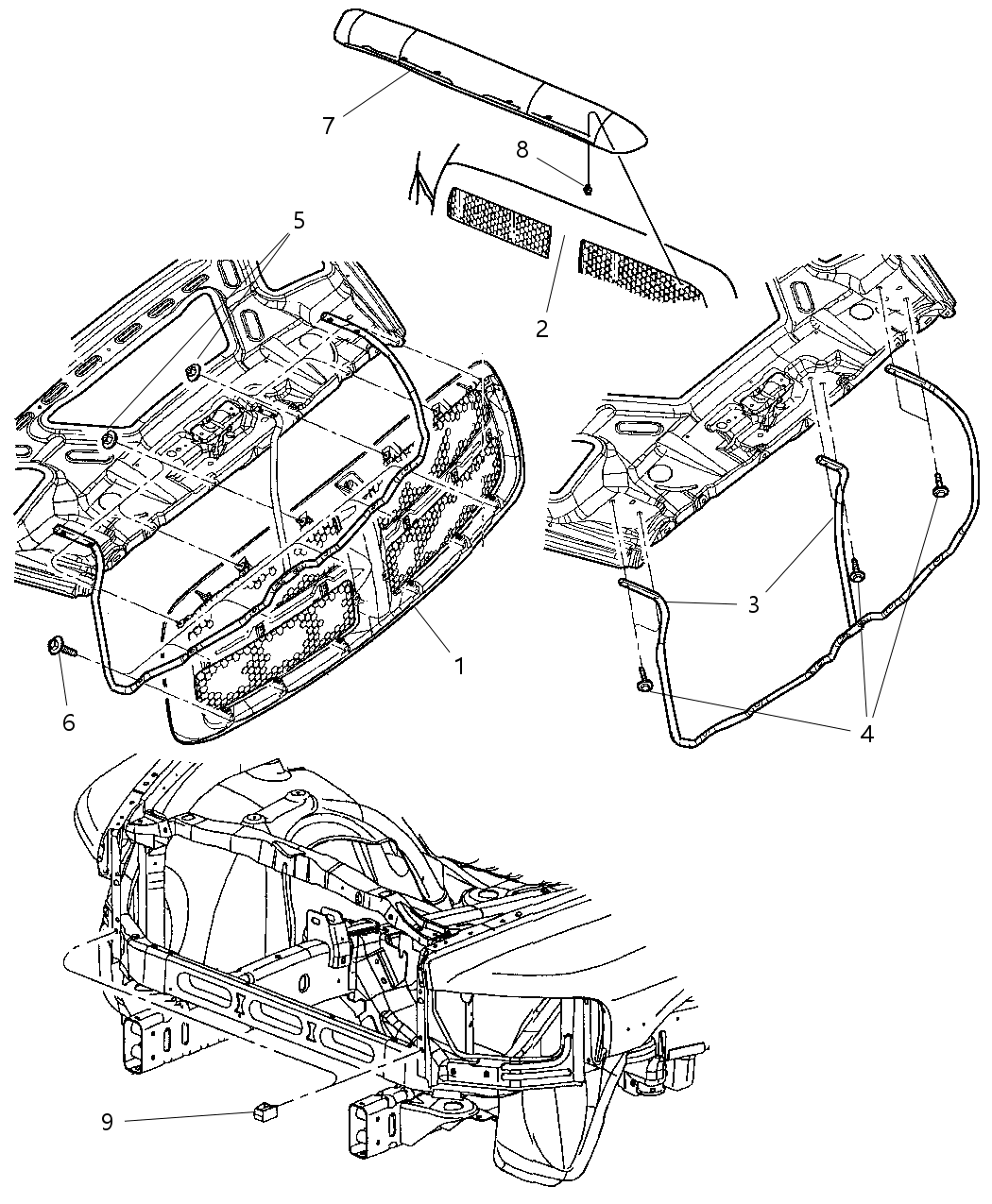 Shield Kit Air - Front Consists Of: Shield, 4 Fasteners And Gumdrops