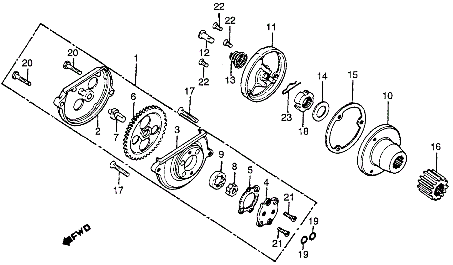 Gear, Oil Pump Drive (39T)