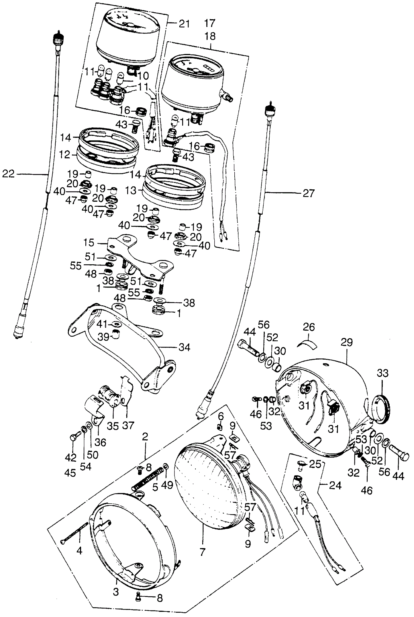 Stay A, Headlight (Lower)