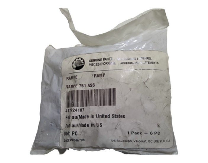 New OEM Genuine Bombardier Recreational Products, Ramp - Part # 417224107
