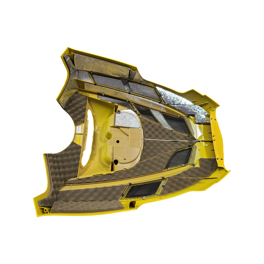 New OEM Genuine Ski-Doo Skandic SWT V800 Yeti II Bombardier Recreational Products, Hood (Yellow) - Part # 605154503