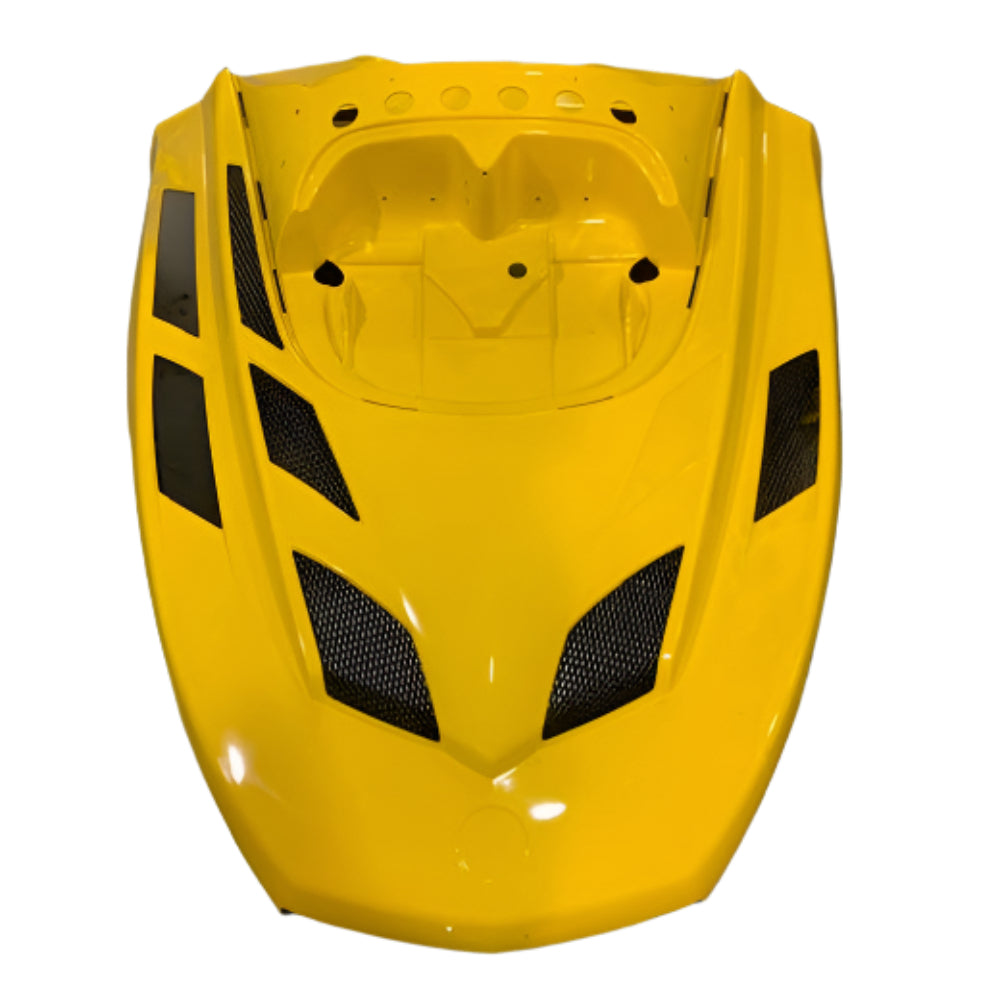 New OEM Genuine 2008-2010 Skandic Bombardier Recreational Products, Hood Pre Asm Yellow - Part # 605155308