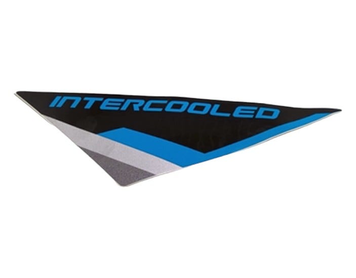 New OEM Genuine Bombardier Recreational Products, Intercooler Label - Part # 704905909