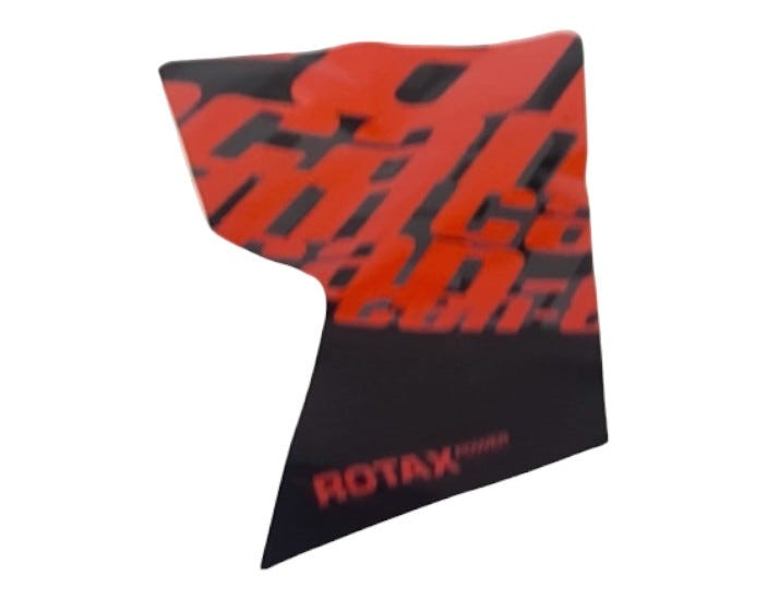 New OEM Genuine Bombardier Recreational Products, Lat. Label Rh - Part # 704906674