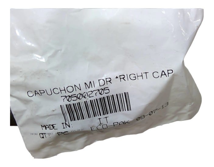 New OEM Genuine Bombardier Recreational Products, Rh Mirror Cap - Part # 705002705