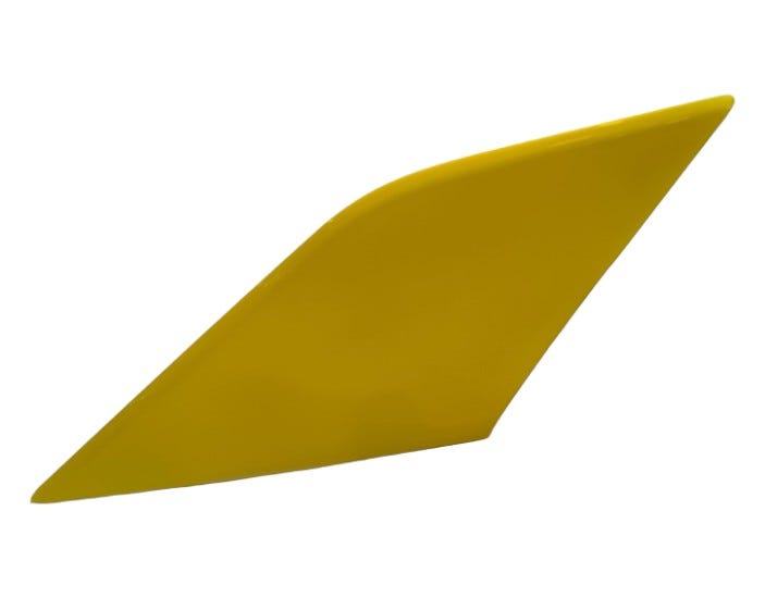New OEM Genuine Bombardier Recreational Products, Rh Panel Cover Yellow - Part # 705005437