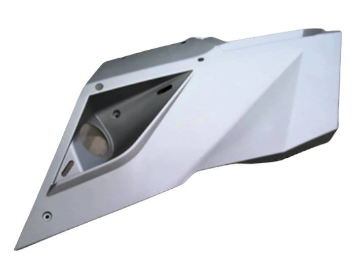 New OEM Genuine Bombardier Recreational Products, Rh Rear Lat. Pnl Deep Pew - Part # 705008357