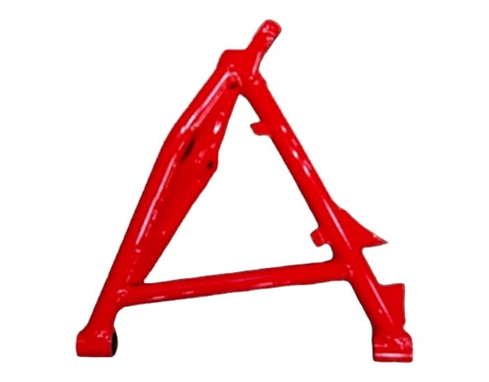 New OEM Genuine Bombardier Recreational Products, Rh Rear Upper Arm Red - Part # 706001884