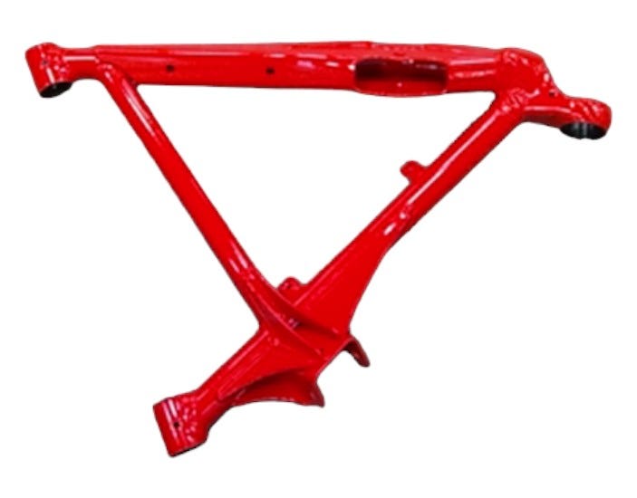 New OEM Genuine Bombardier Recreational Products, Lh Rear Upper Arm Red - Part # 706002095