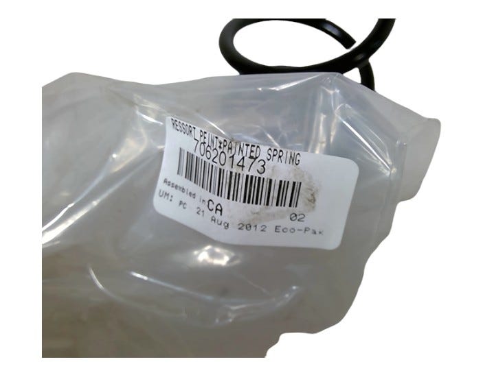 New OEM Genuine Bombardier Recreational Products, Spring Black - Part # 706201473
