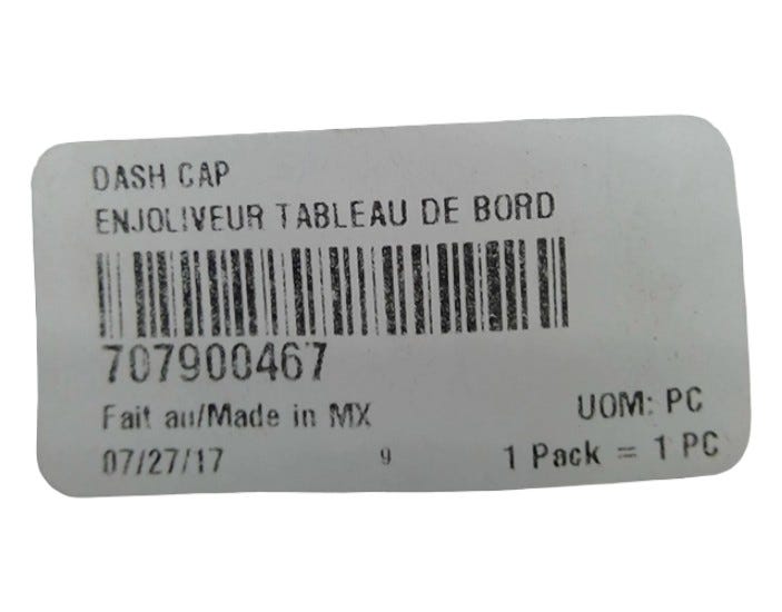 New OEM Genuine Bombardier Recreational Products, Dash Cap - Part # 707900467