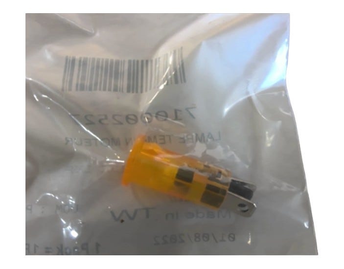 New OEM Genuine Bombardier Recreational Products, Pilot Lamp - Part # 710002527