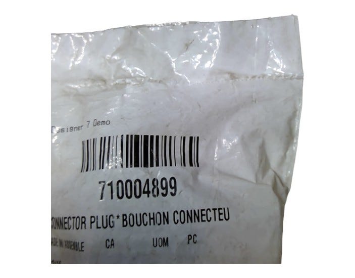 New OEM Genuine Bombardier Recreational Products, Connector Plug - Part # 710004899