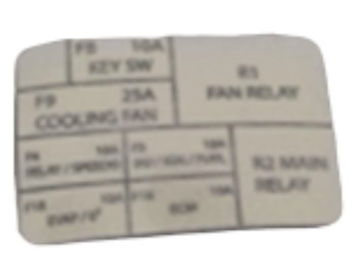 New OEM Genuine Bombardier Recreational Products, Logo Fuse Rel - Part # 710005393