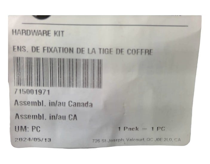 New OEM Genuine Bombardier Recreational Products, Hardware Kit - Part # 715001971