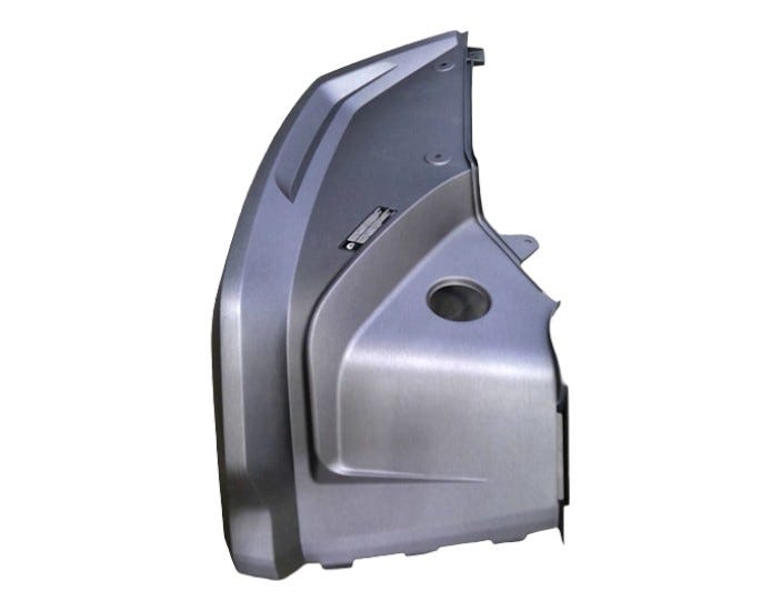 New OEM Genuine Bombardier Recreational Products, Rear Fender Asm Brushed A - Part # 715002598