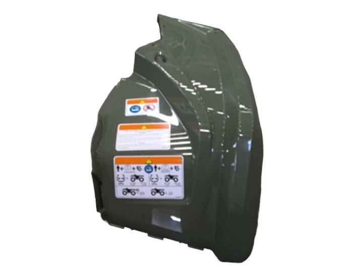 New OEM Genuine Bombardier Recreational Products, Squadron Green Lh Rear Fen - Part # 715003287