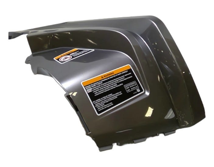 New OEM Genuine Bombardier Recreational Products, Lh Rear Fender Kit Magnes - Part # 715003958