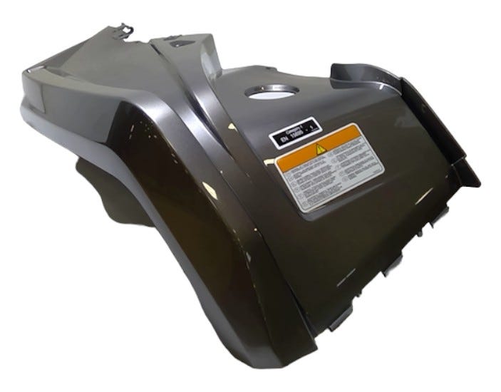 New OEM Genuine Bombardier Recreational Products, Rh Rear Fender Magnesium - Part # 715004526