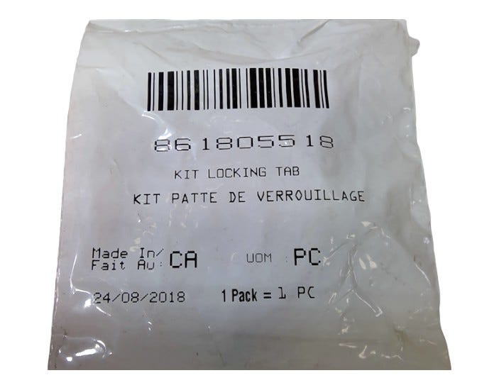New OEM Genuine Bombardier Recreational Products, Kit Locking Tab - Part # 861805518