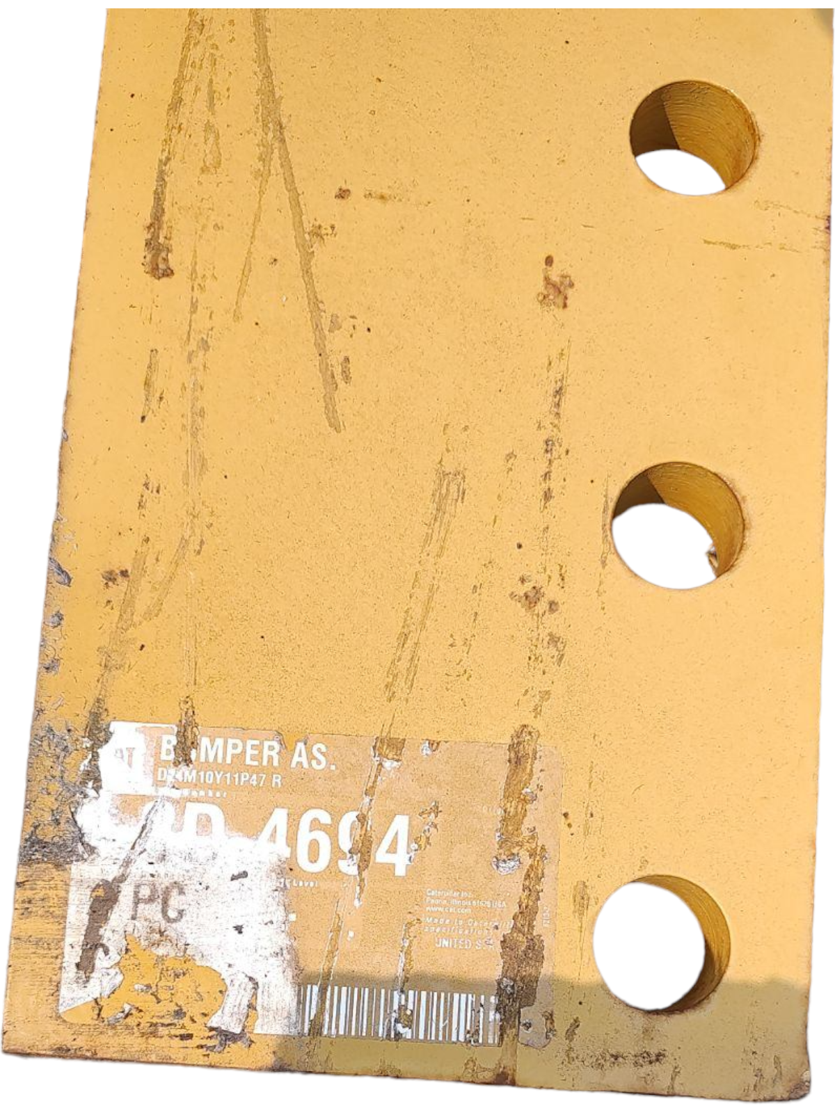 New OEM Genuine Caterpillar, Bumper A - Part # 8D4694
