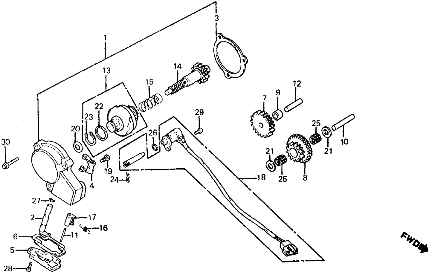 Shaft, Reduction Gear