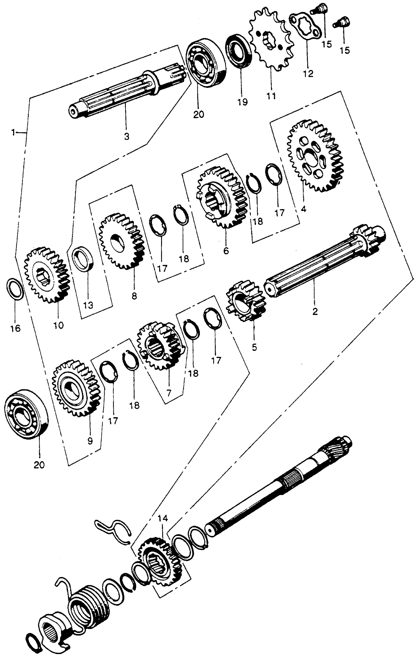 Gear, Mainshaft Top (24T)