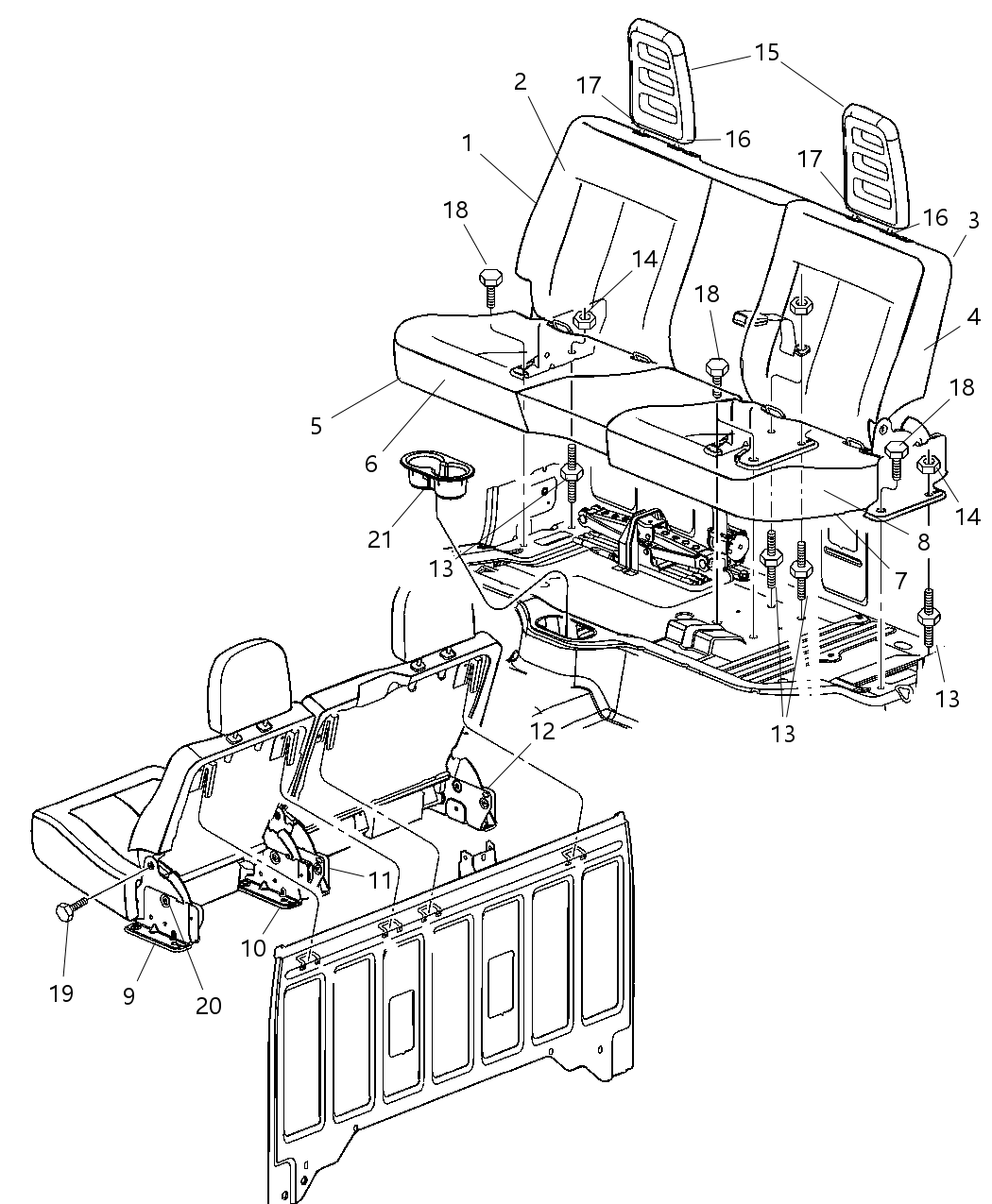 Latch Seat 40% Inboard