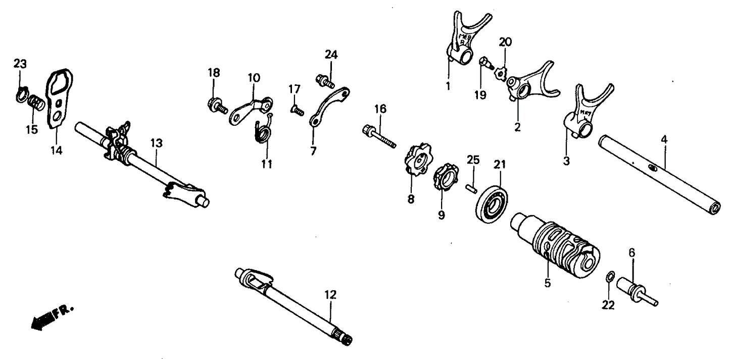 Plate, Shift Drum Bearing Setting