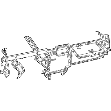 New 2018-2020 Fits Chrysler 1500 Reinforce-Beam - Part # 68428782AA