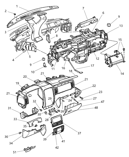 New 2001 Fits Chrysler Grand Cherokee Outlet - Part # 5GZ141AZAB