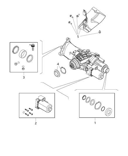 New 2015-2018 Fits Chrysler Renegade Kit-Power Transfer Unit - Part # 68267194AA