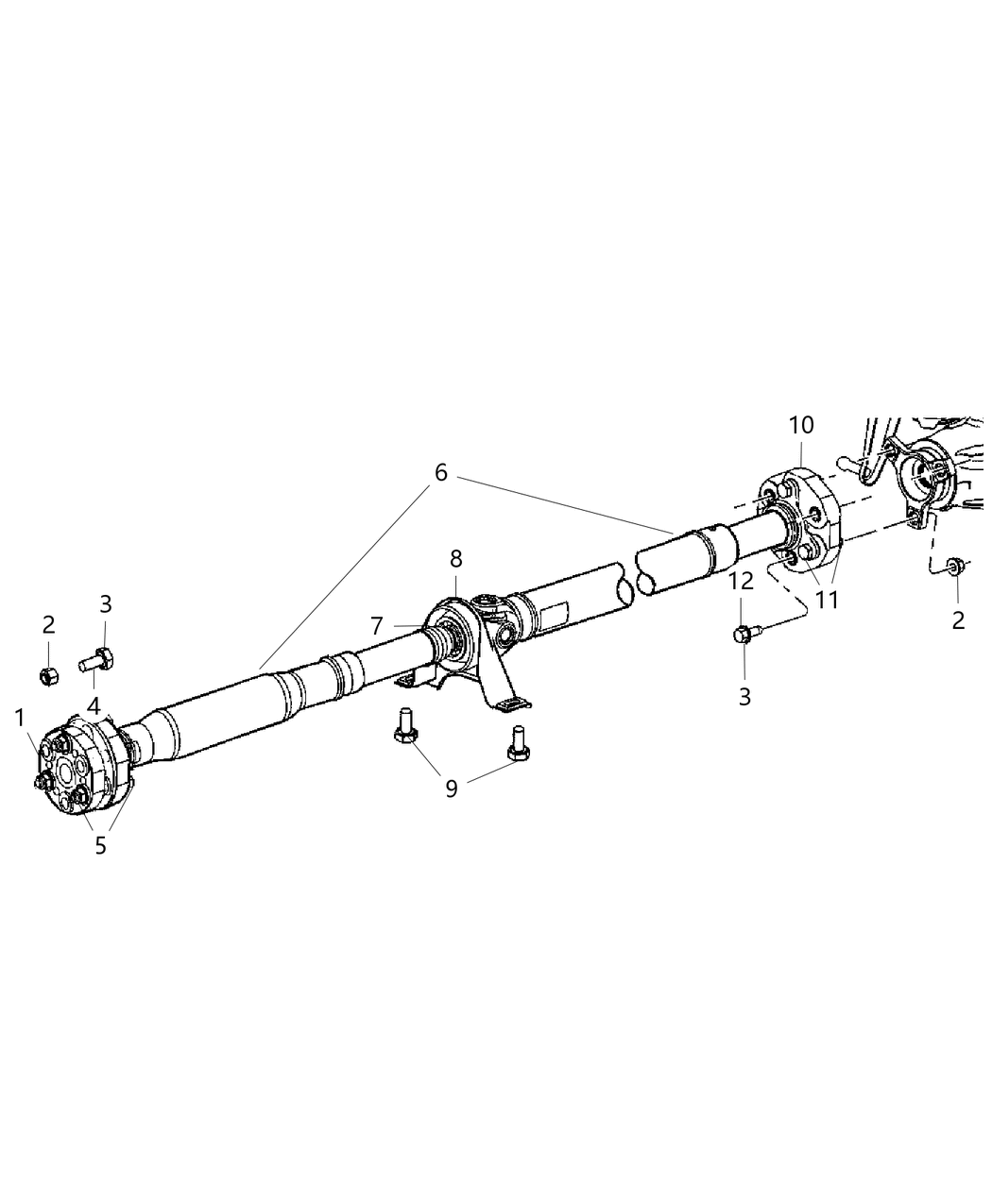 Coupling Pkg Driveshaft