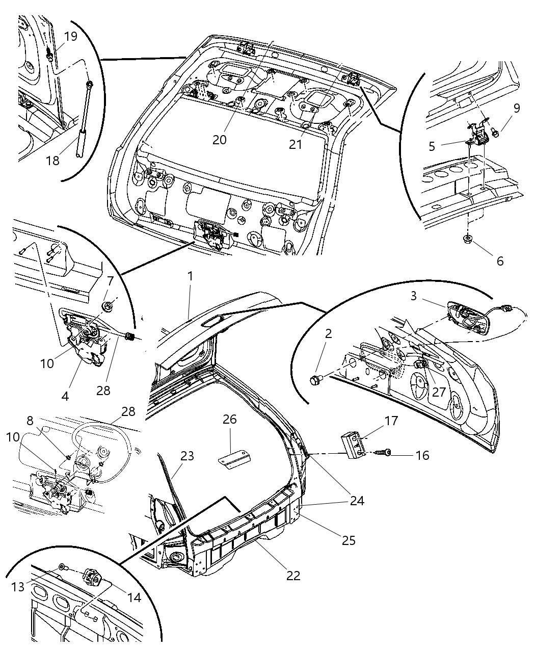 Trough Body Side Aperture Drain